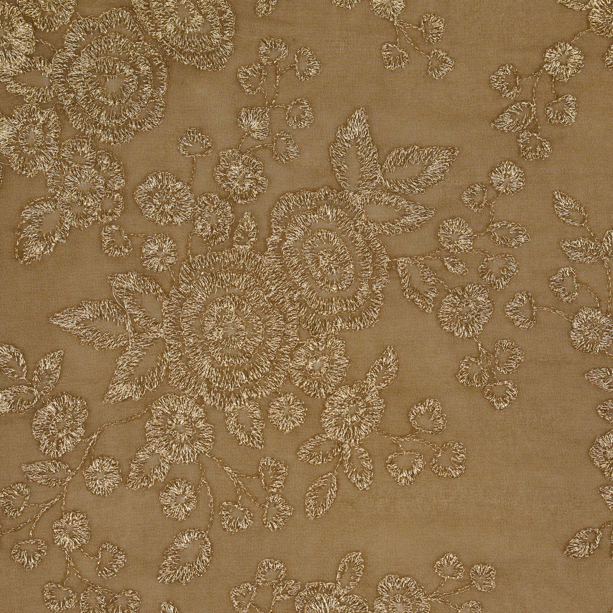 Mahnoor Mouse Viscose Georgette Embroidered Fabric in Jaal Pattern - Image 3