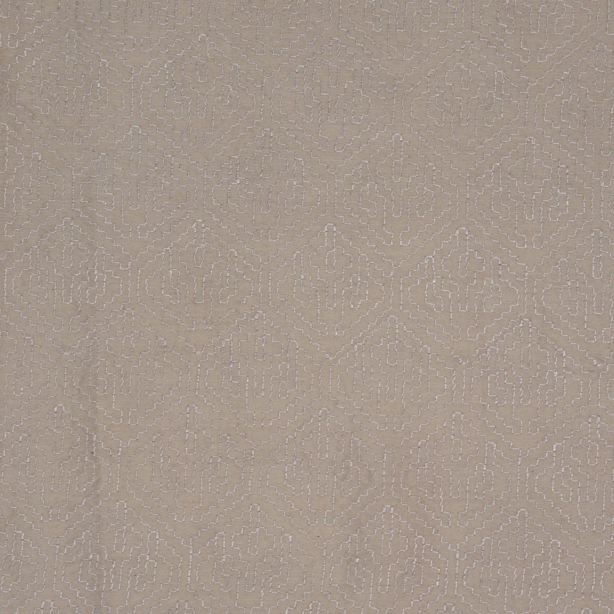 Valiga Grey Chanderi Embroidered Fabric in Jaal Pattern - Image 2