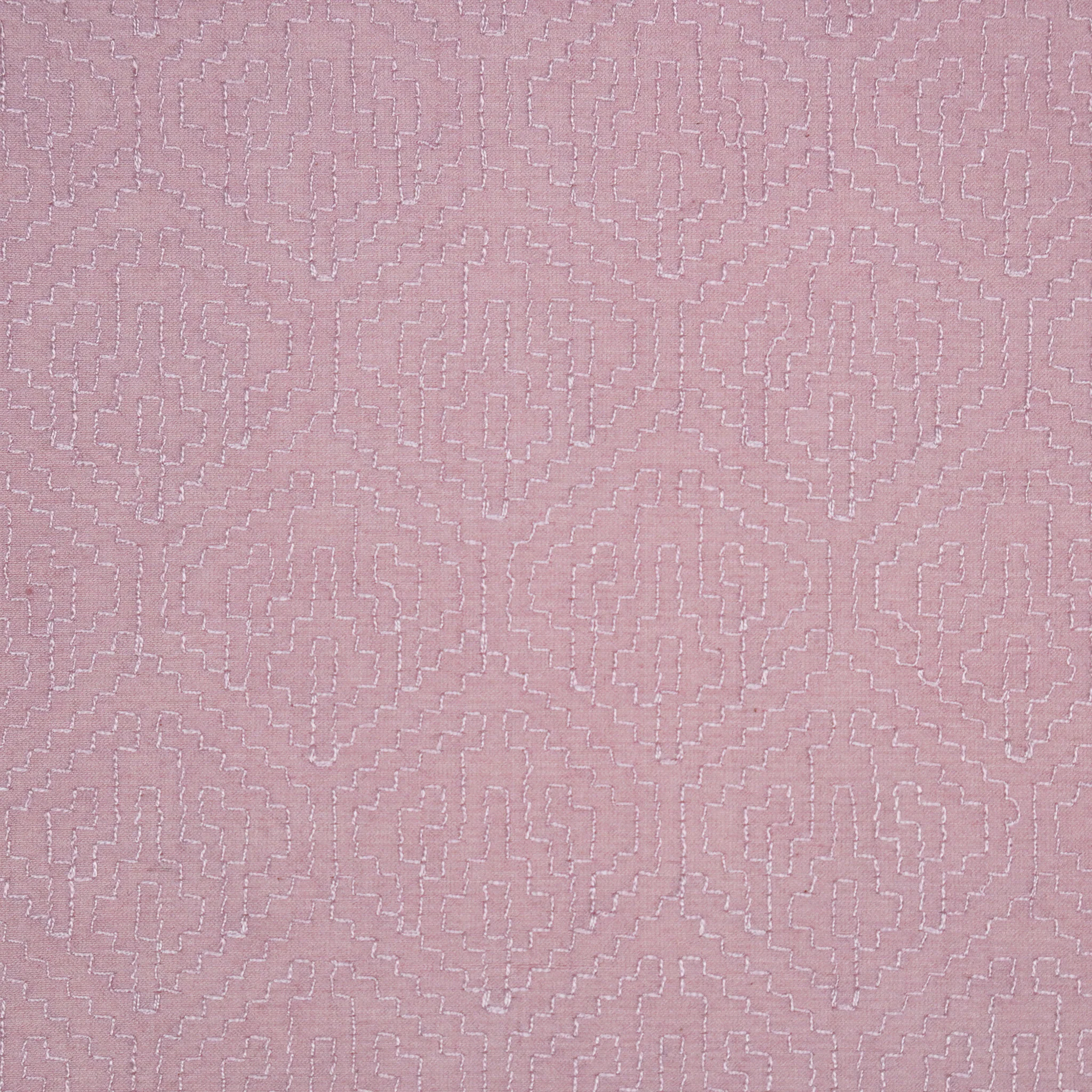 Valiga Onion Chanderi Embroidered Fabric in Jaal Pattern - Image 3